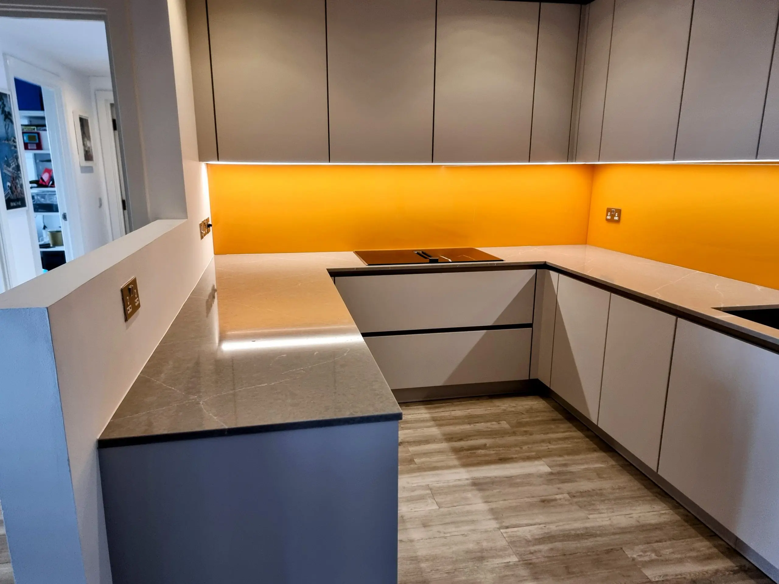 Nobilia white matt kitchen installed by Victoria Kitchens, SE London