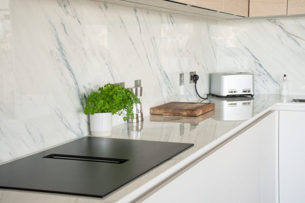 Induction hob kitchen appliance supplied and installed by Victoria Kitchens, Greenwich, SE London